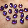 6x8 mm - 20 Pcs - Trully Gorgeous Quality Natural Purple Colour - AMETHYST - Oval Shape Cabochon
